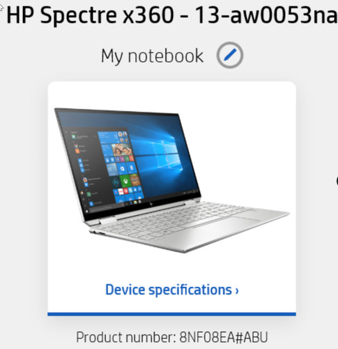 Spectre x360 3 - spectre, 13.3"