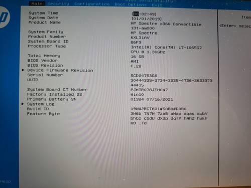 Spectre x360 aw - spectre, 13-aw